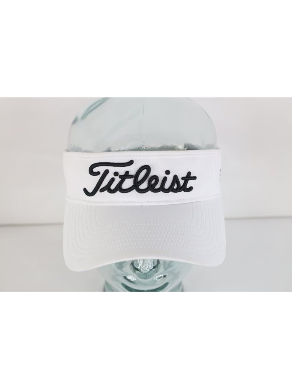 Titleist x FootJoy Pro V1 Spell Out Golfing Golf Visor Hat Cap White Adjustable